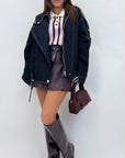Biker in denim 2697