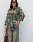 Camicia tartan overfit