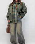 Biker ecopelle overfit