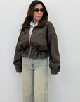 Bomber Ecopelle 7163-2