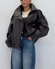 Bomber in ecopelle 30385