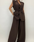 Coordinato gilet con fusciacca 15905