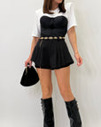 Shorts con pizzo 8913