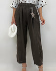 Pantalone in lino 825198A