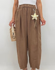 Pantalone in lino 825198A