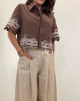 Camicia con pizzo 275