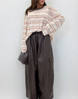 Pantalone ecopelle 19172