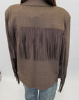 Blazer con frange 4705