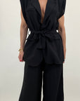 Coordinato gilet con fusciacca 15905