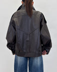 Bomber in ecopelle 30385