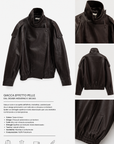 Bomber in ecopelle 30385