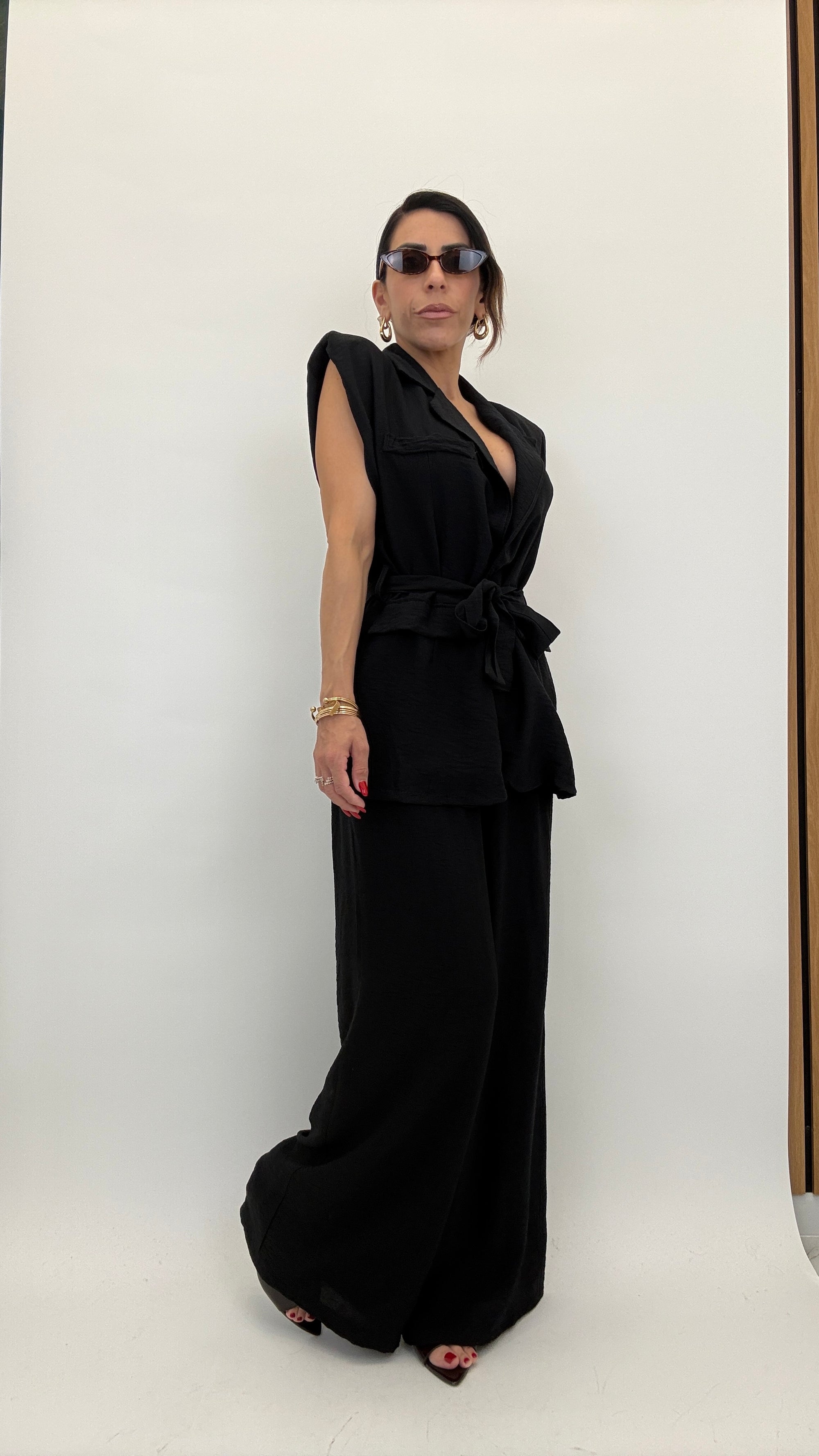 Coordinato gilet con fusciacca 15905