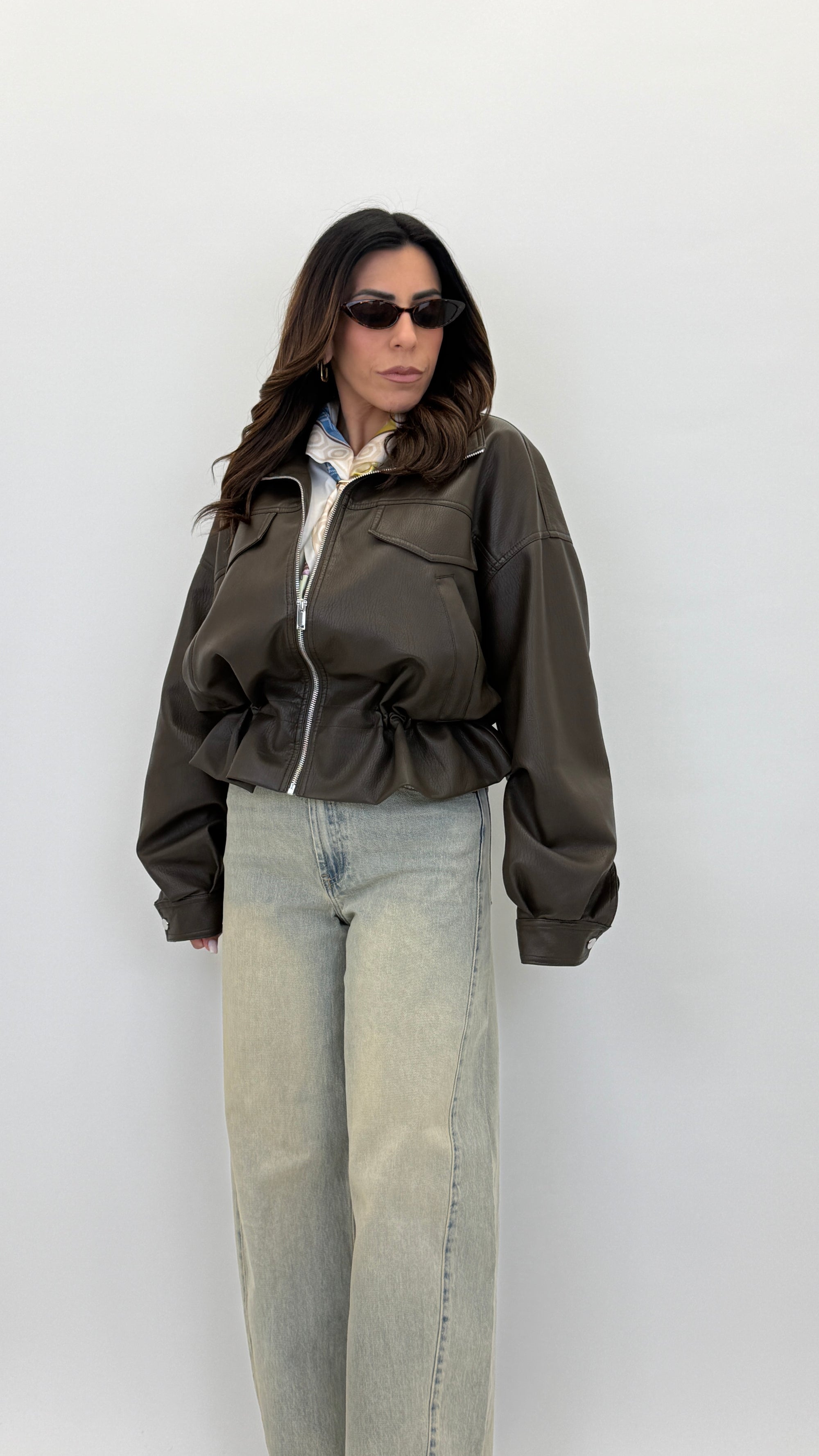 Bomber Ecopelle 7163-2