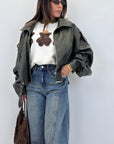 Chiodo in ecopelle 2486