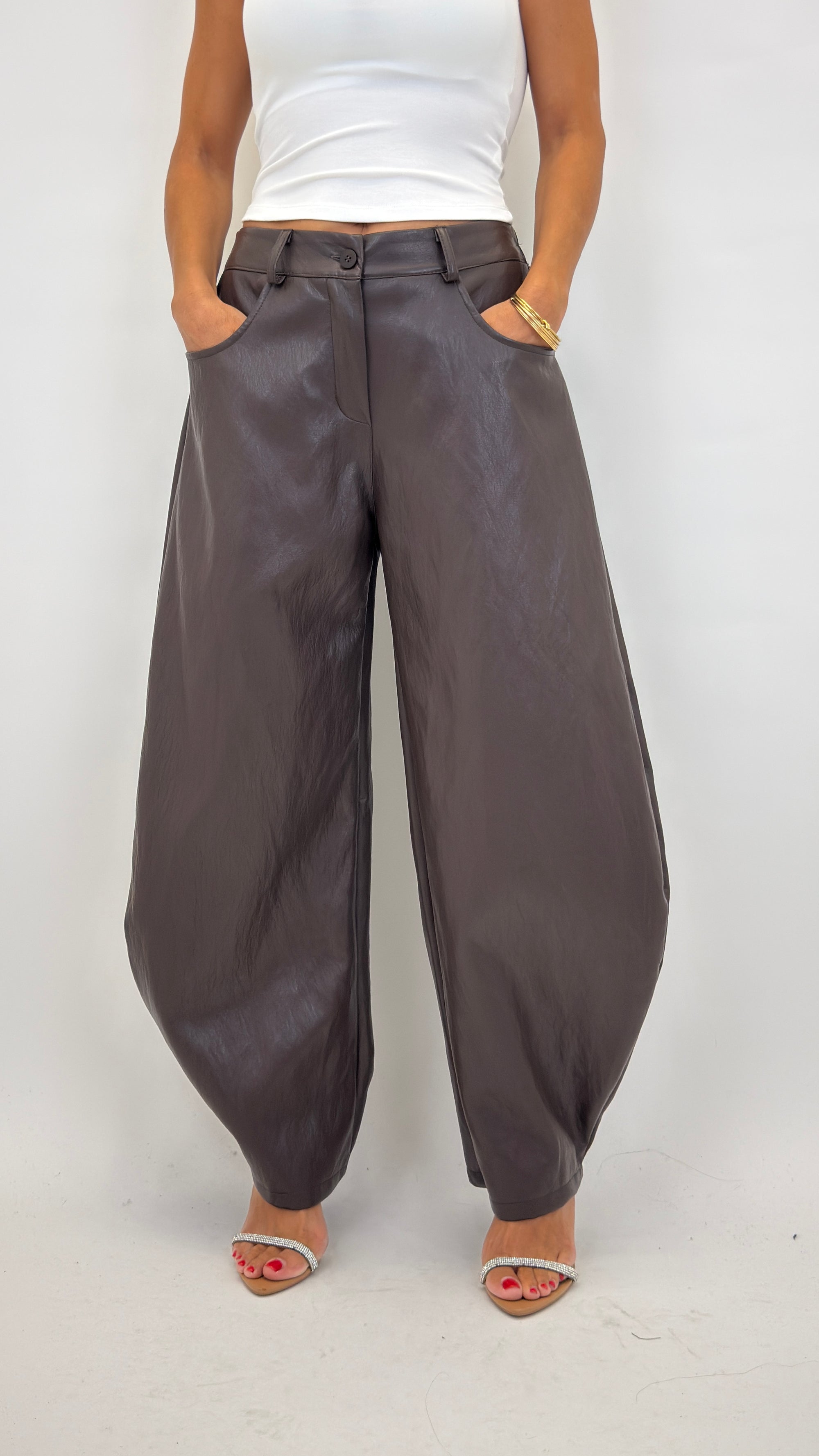 Pantalone Ecopelle 10016