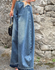 Jeans baggy strass 6866