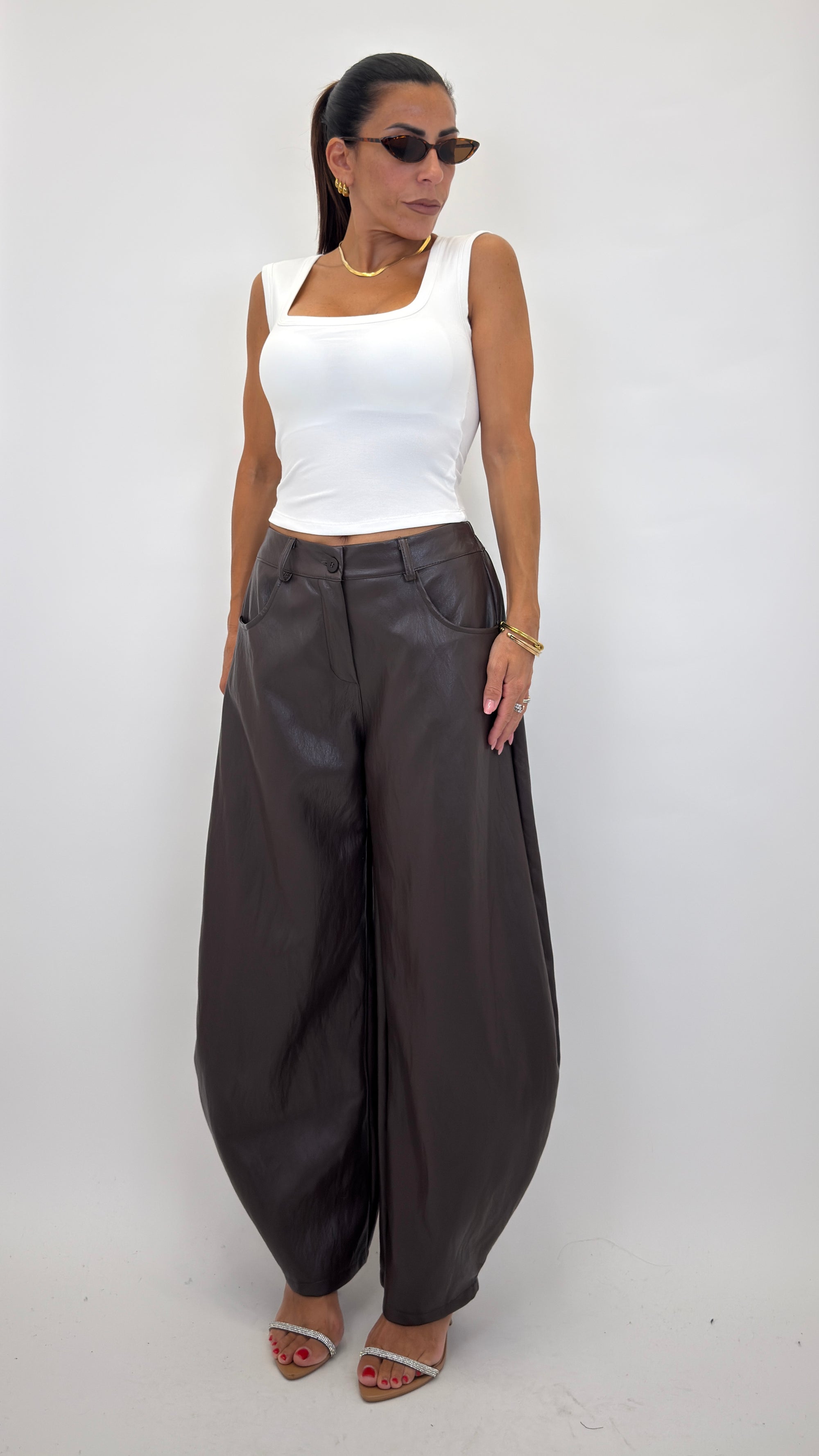 Pantalone Ecopelle 10016