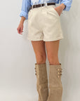 Shorts con cintura 6553