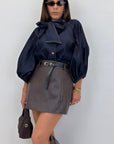 Camicia con fiocco 30161