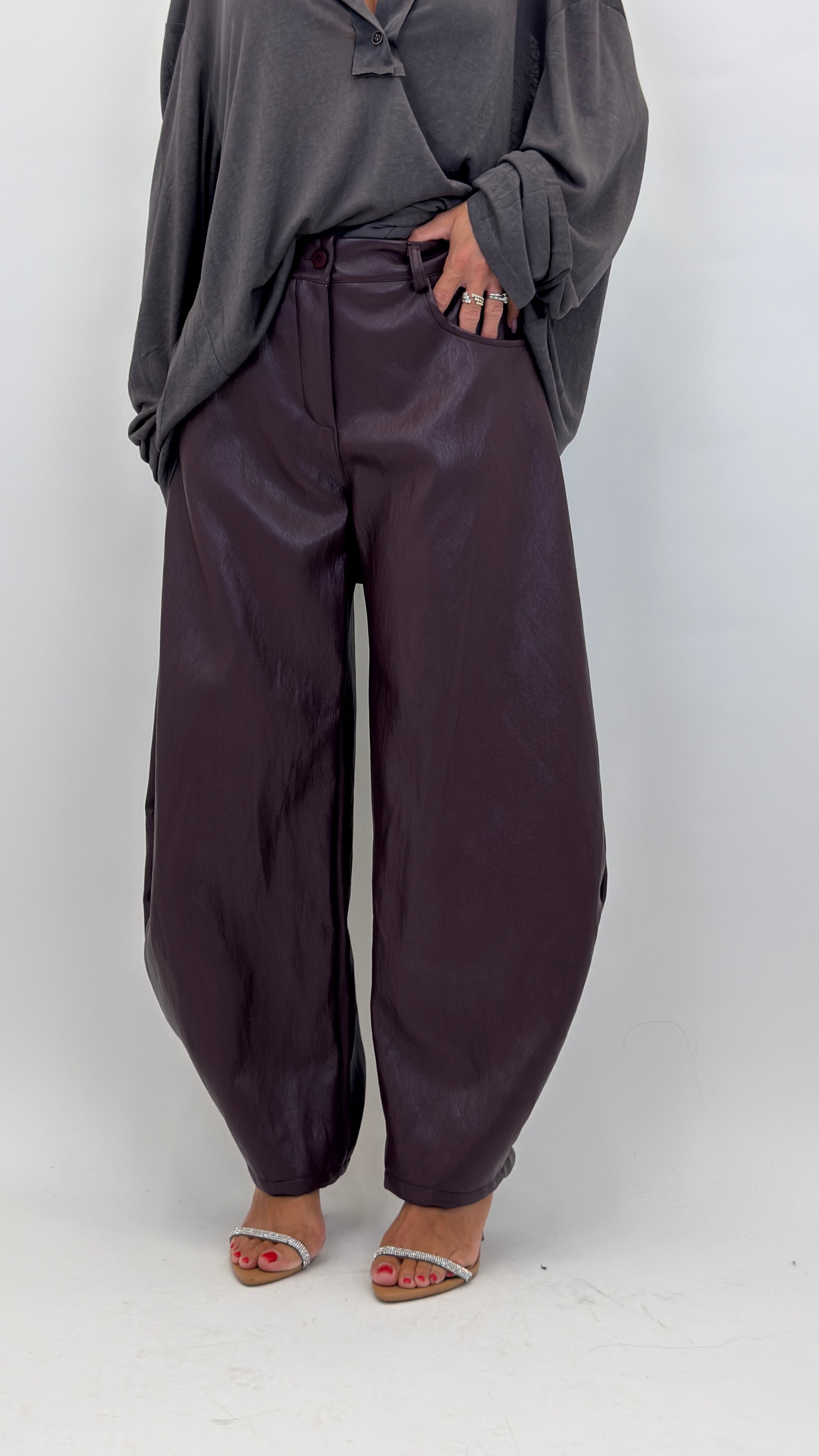 Pantalone Ecopelle 10016