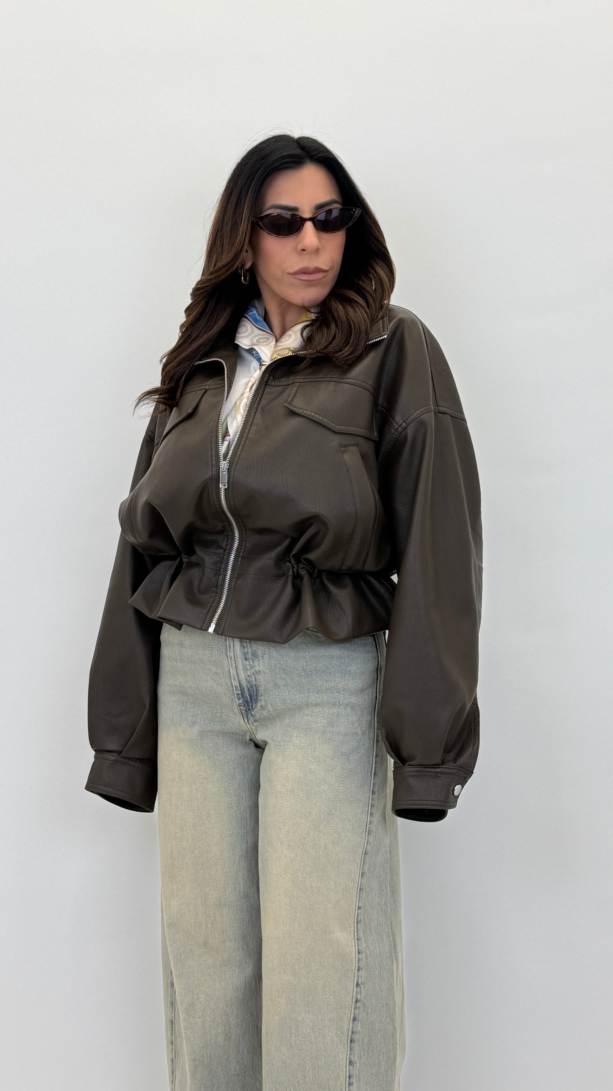 Bomber Ecopelle 7163-2