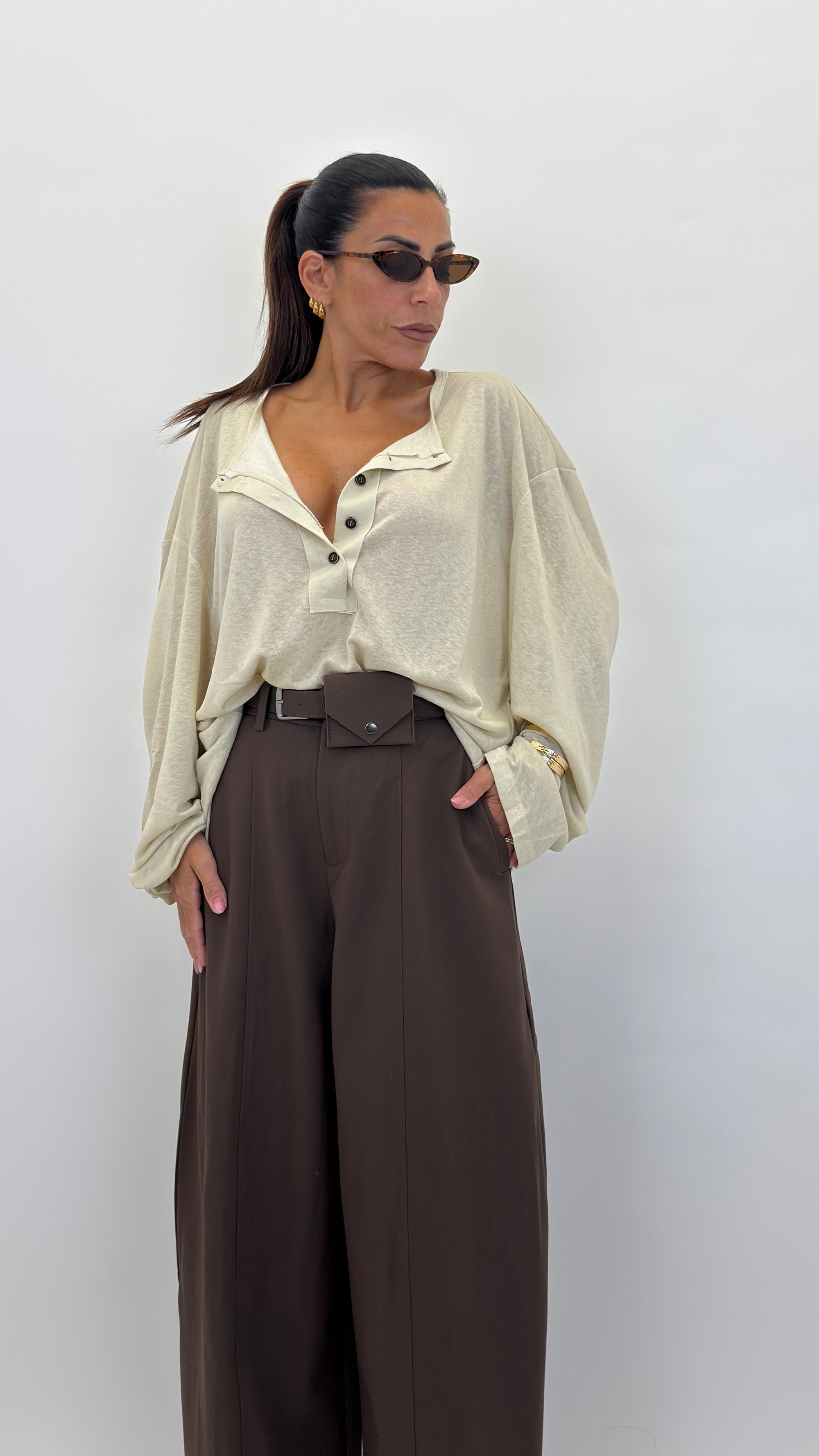Maglia con bottoni 56545