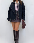 Biker in denim 2697