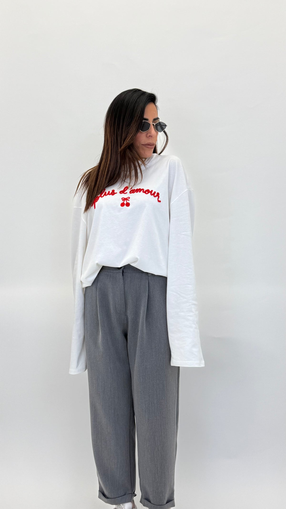 Long sleeve ''Plus d'amour'' Lumina 6393