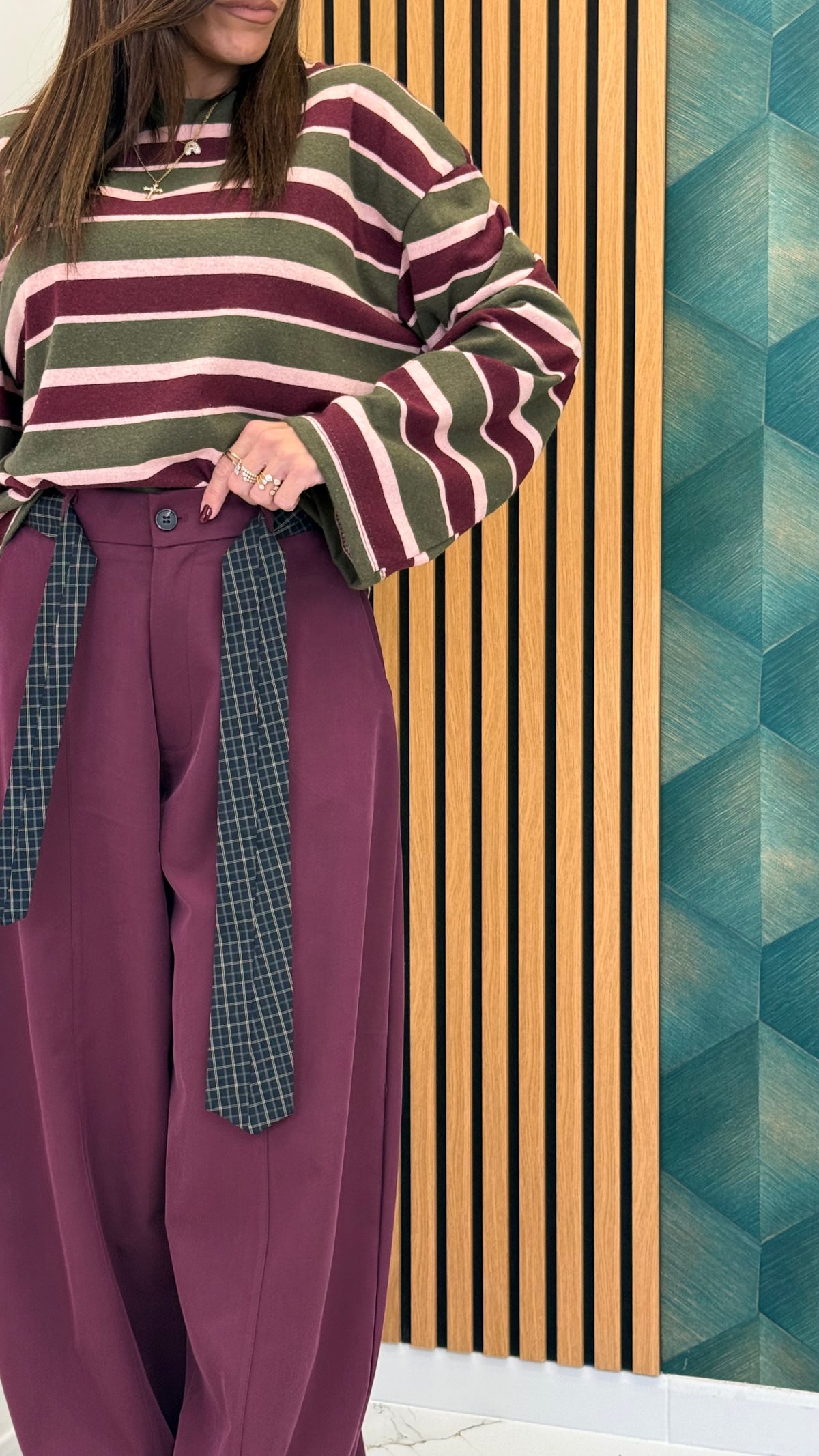 Pantalone con fusciacca JW156
