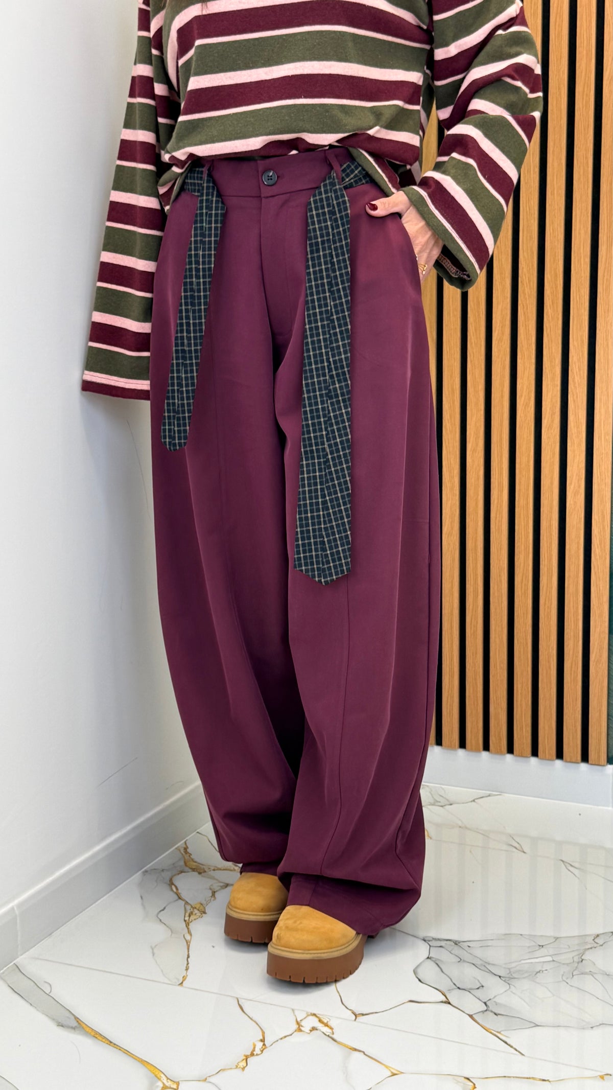 Pantalone con fusciacca JW156