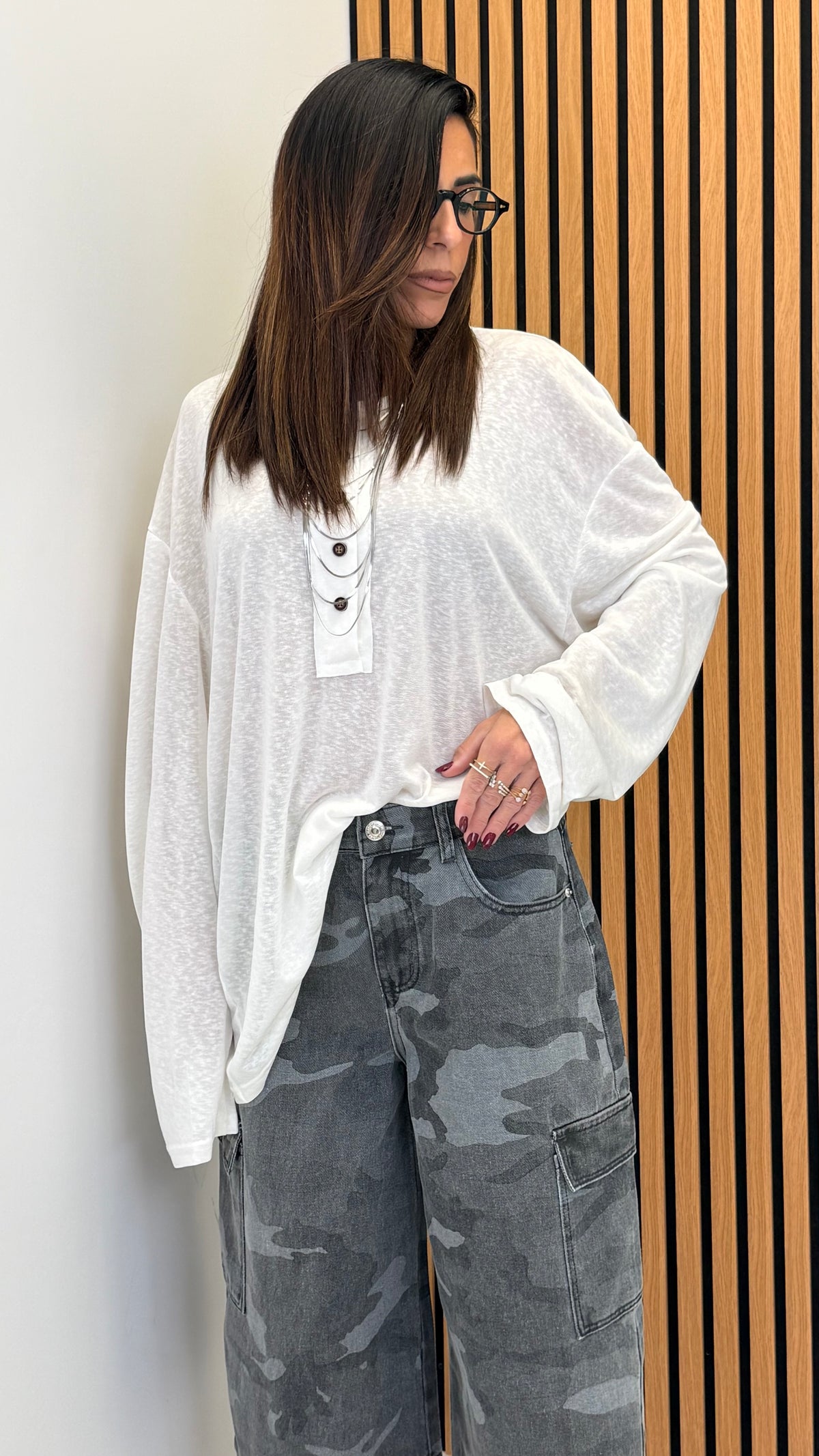 Long sleeve con bottoni 56545