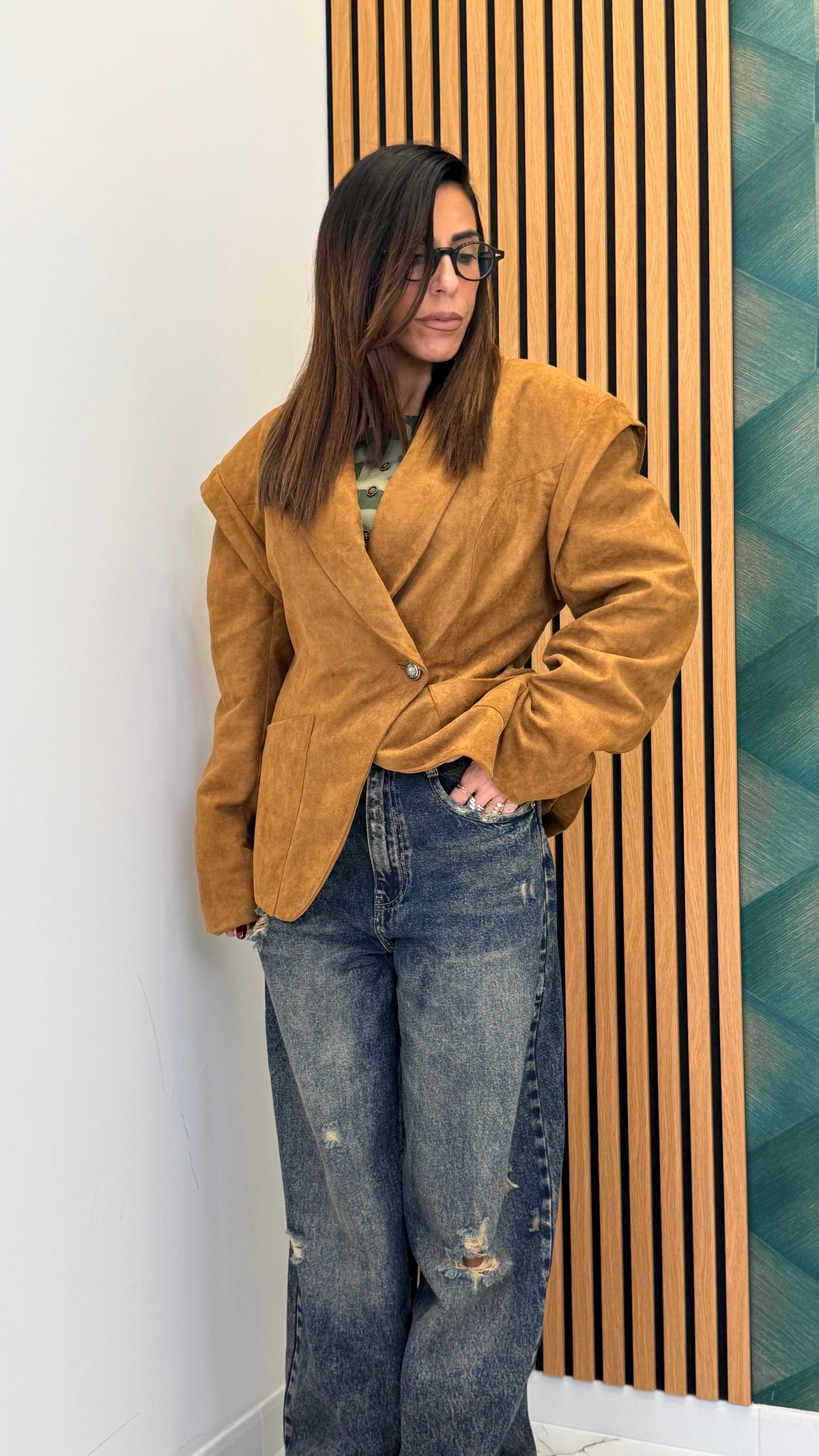 Giacca Suede Lumina 260694