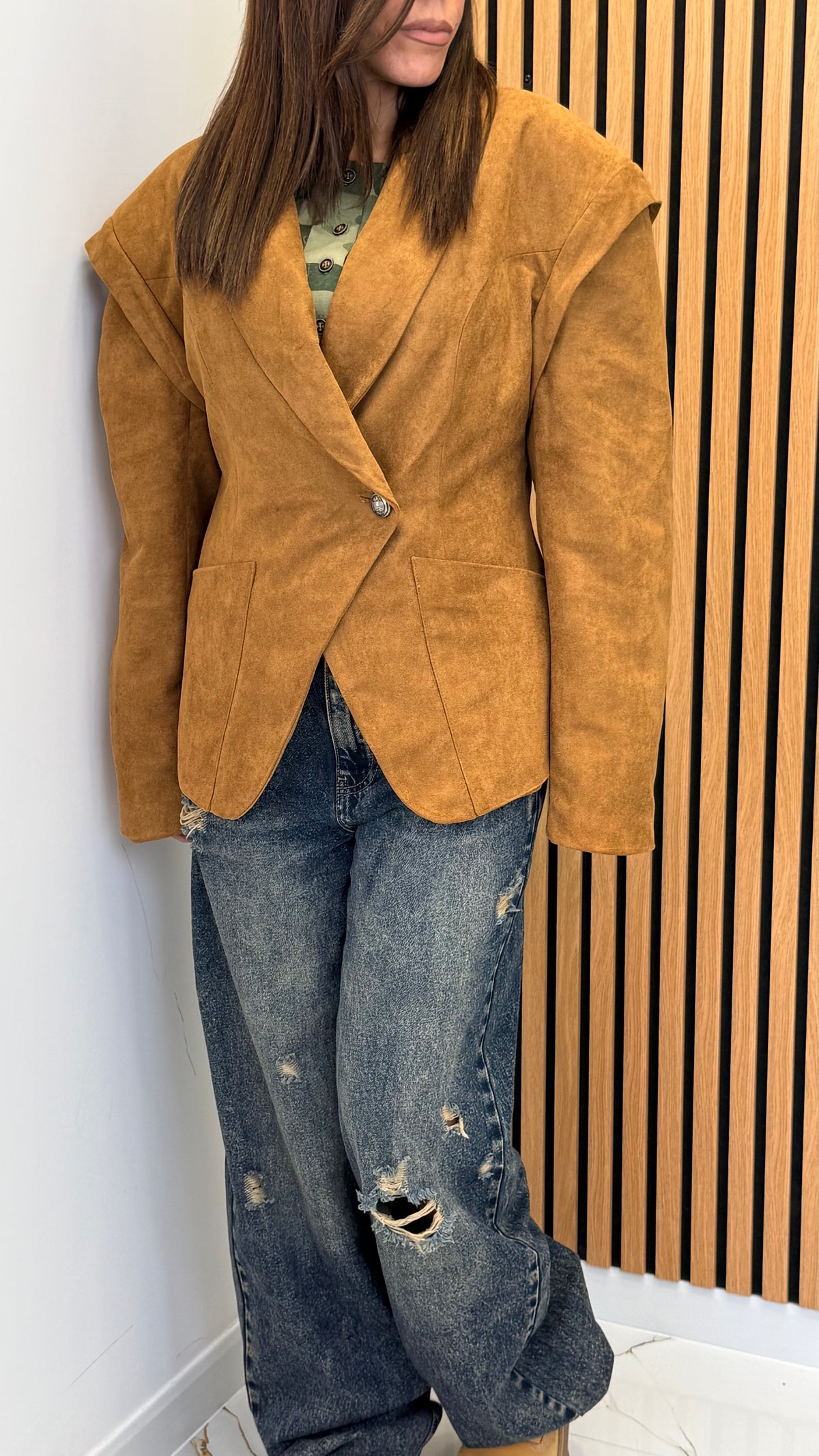 Giacca Suede Lumina 260694