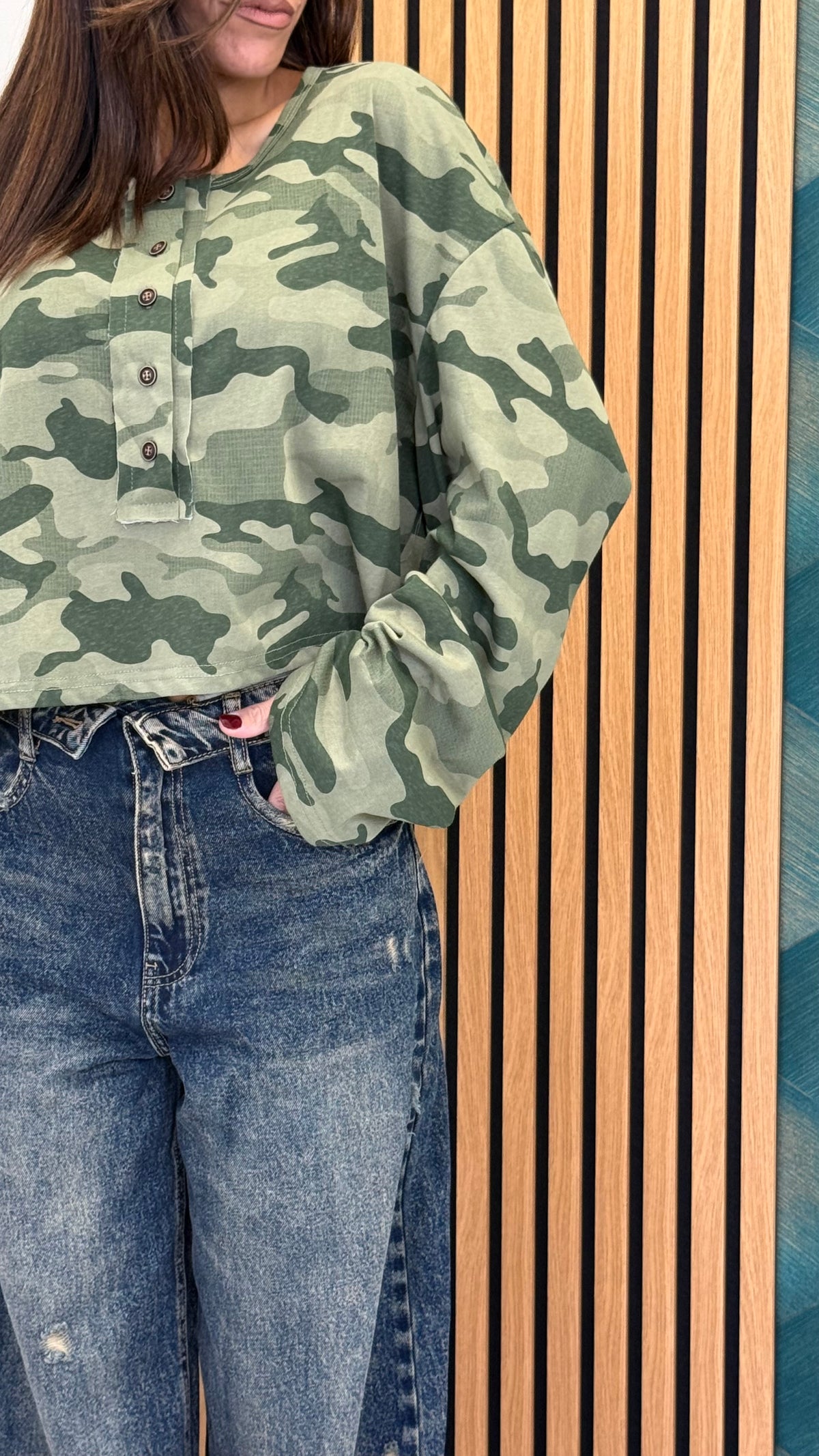 Maglia Crop Camouflage 60469