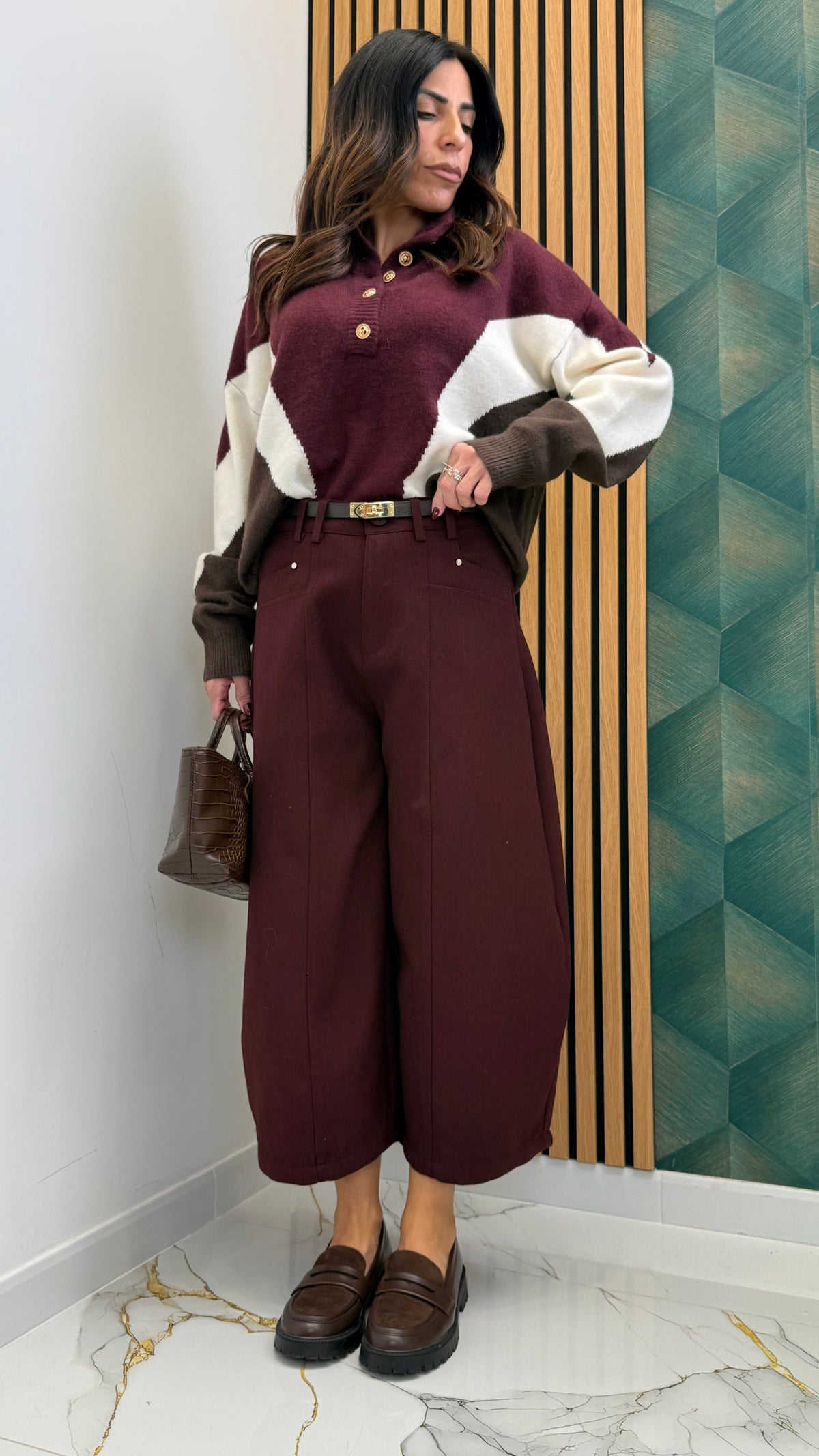 Pullover Wine&amp;Choco 8860