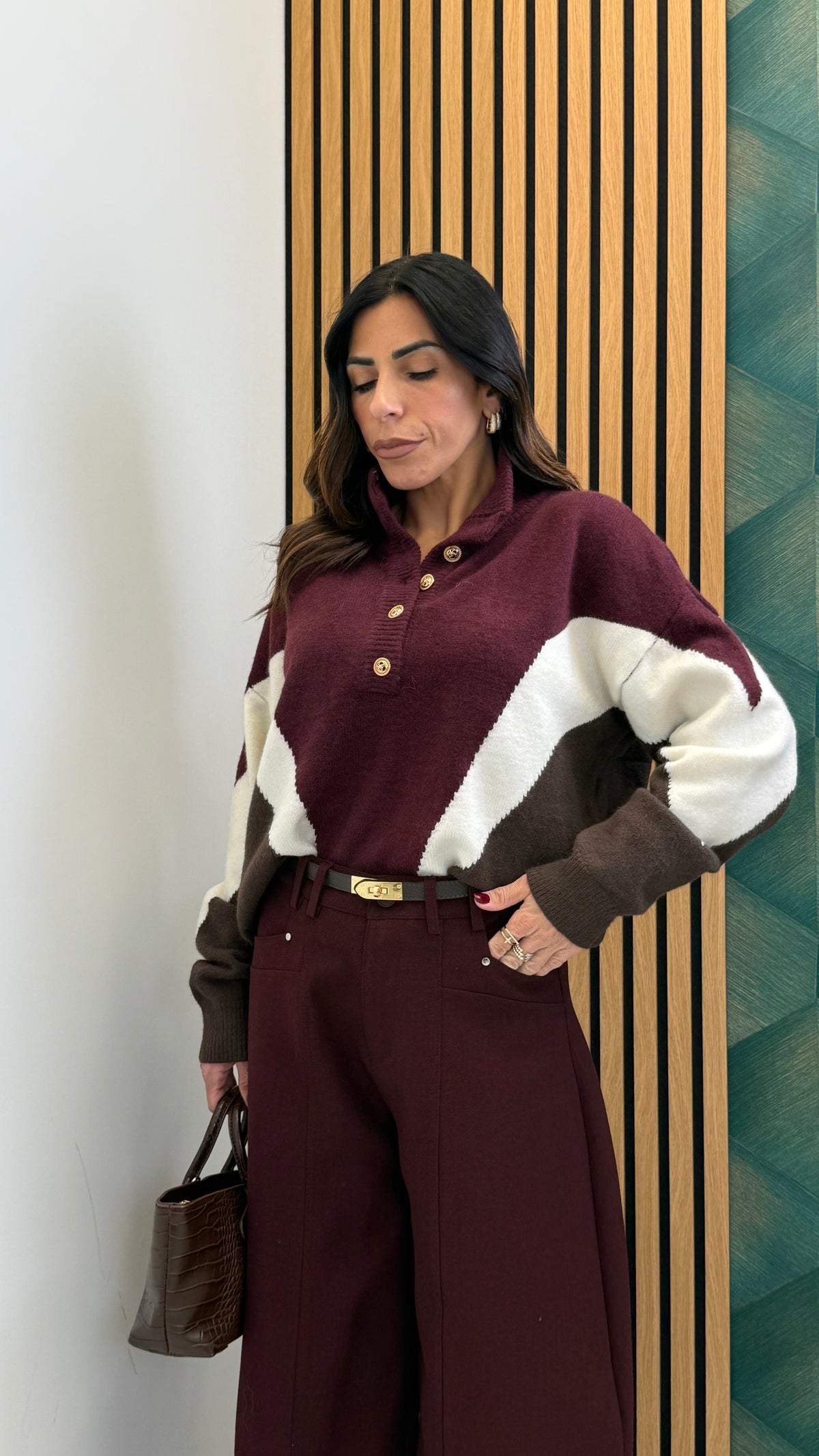 Pullover Wine&amp;Choco 8860