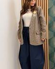 Blazer Pied de poule 7869