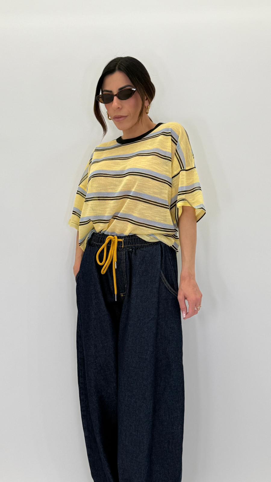 T-shirt a righe 3644