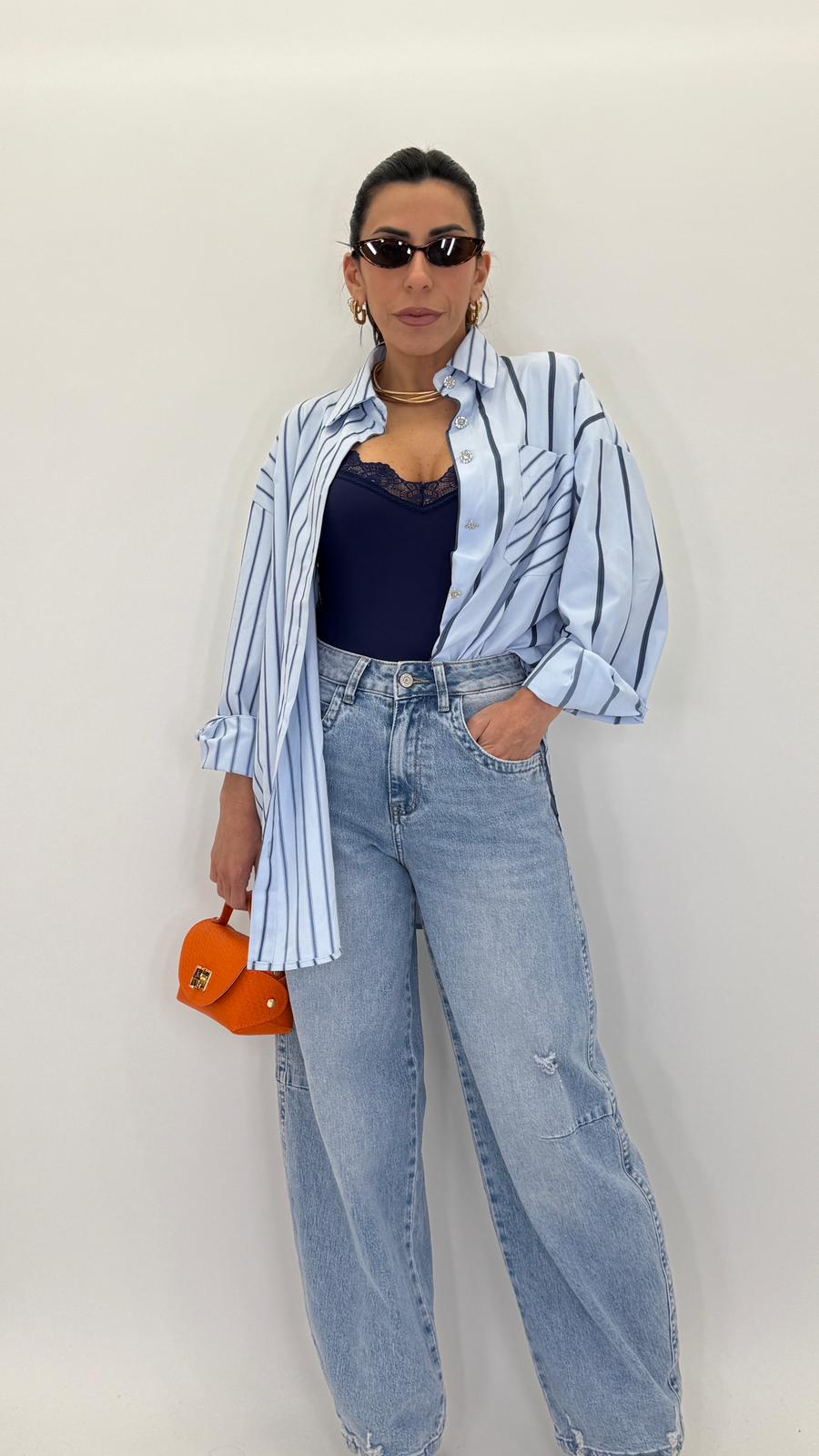 Camicia a righe 3301