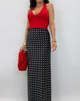 Gonna Satin Pois 6764