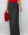 Gonna Satin Pois 6764