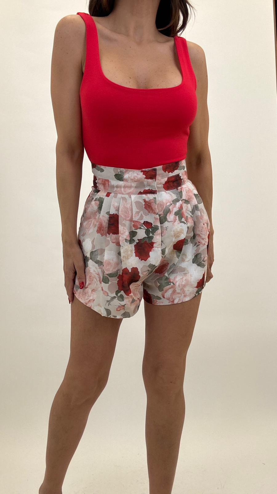 Shorts Flowers 2804-2