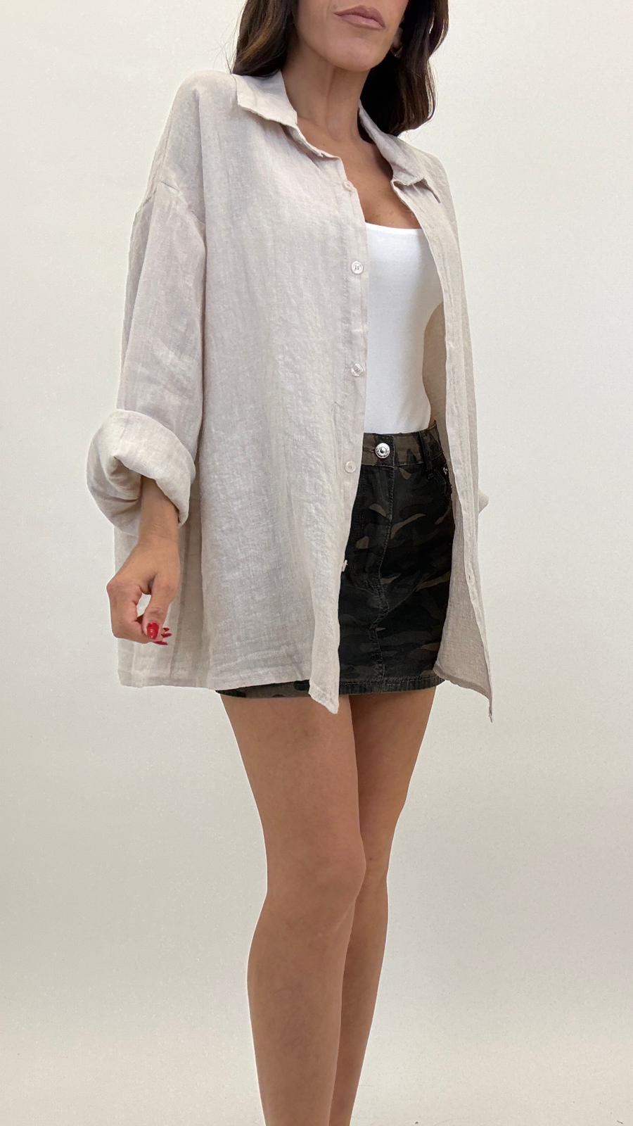 Camicia in lino 26693