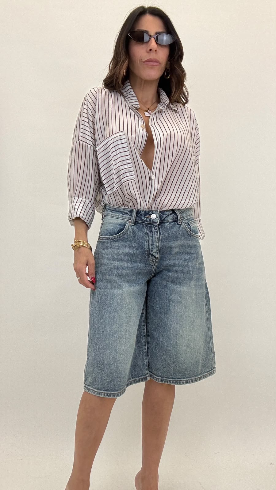 Camicia a righe 25135