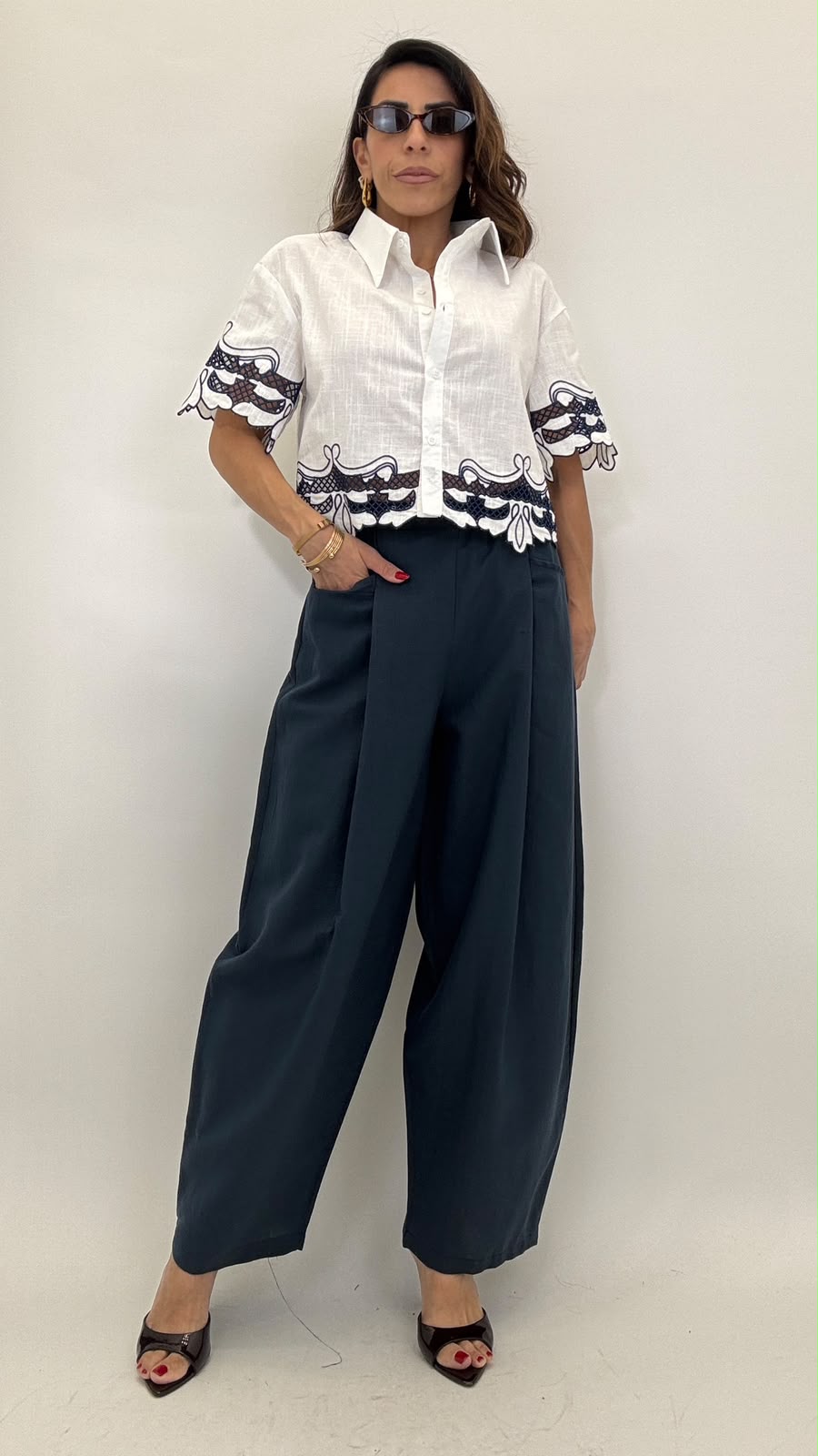 Camicia con pizzo 275