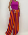 Pantalone a righe 6651-88