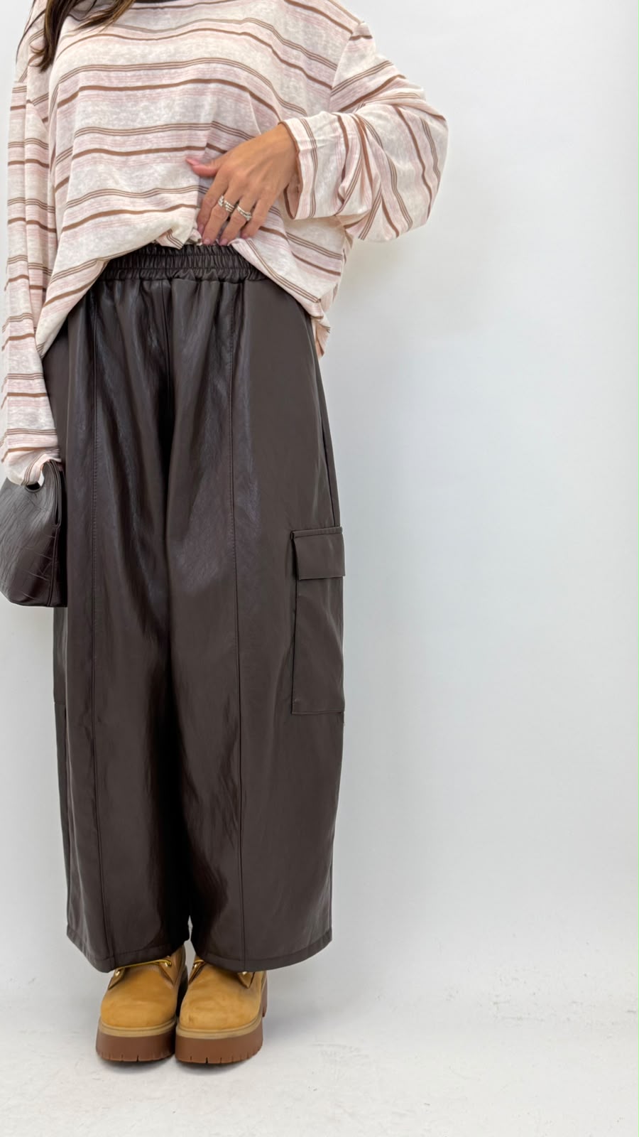 Pantalone ecopelle 19172
