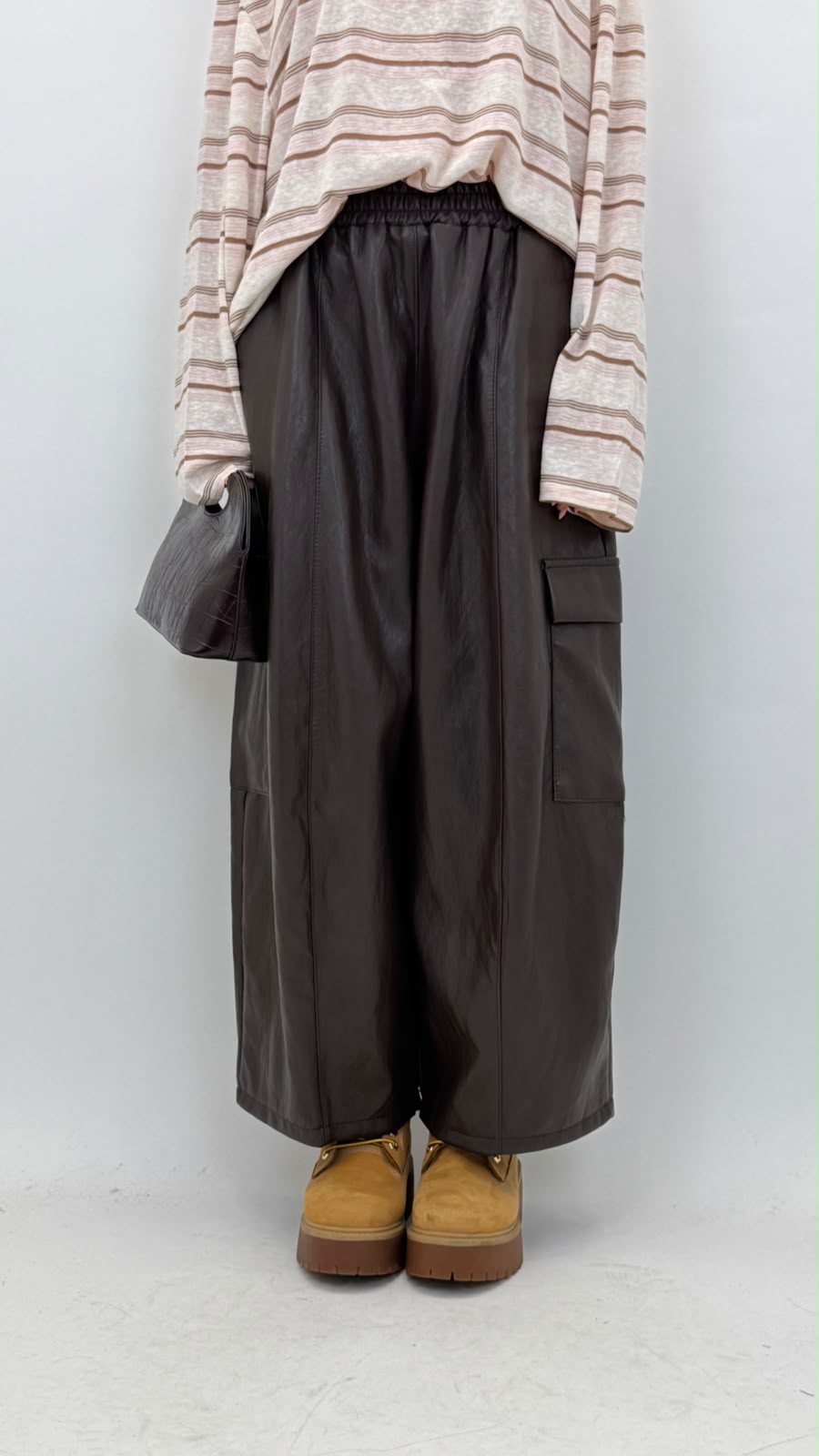 Pantalone ecopelle 19172