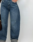 Jeans con risvolto 5780