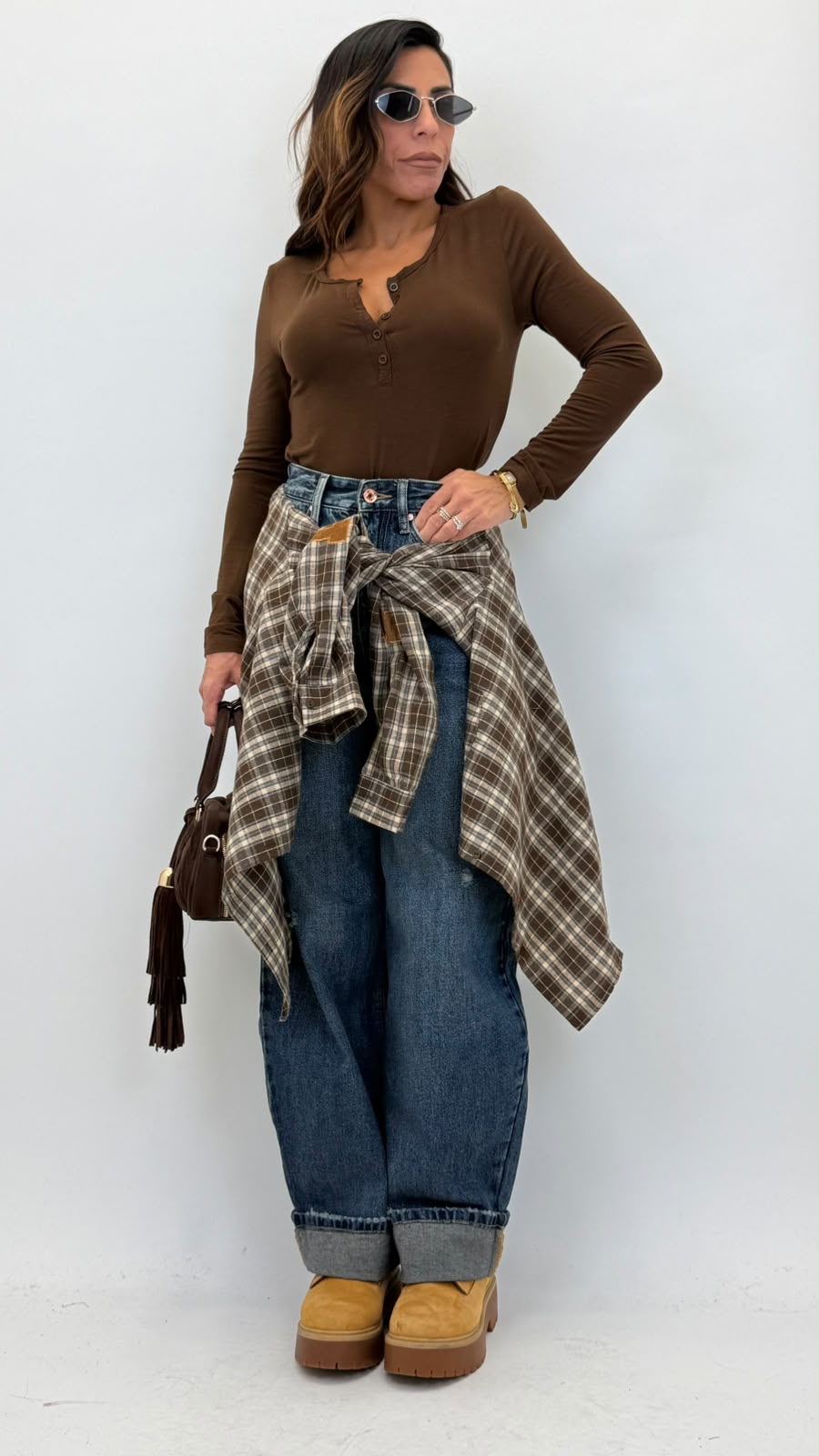 Jeans con risvolto 5780